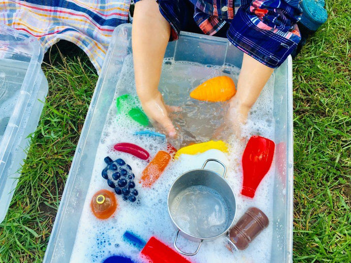 Baby & Toddler Play: Wash the Dishes