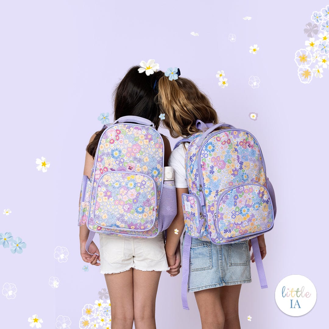 Personalised Enchanted Floral Kids Backpack Little IA