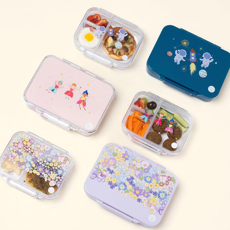 Enchanted Floral Snack Box - 3 Compartments