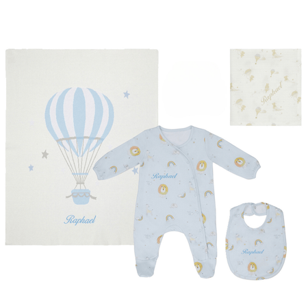 Little Snuggles Baby Boy 4-Pc Gift Set