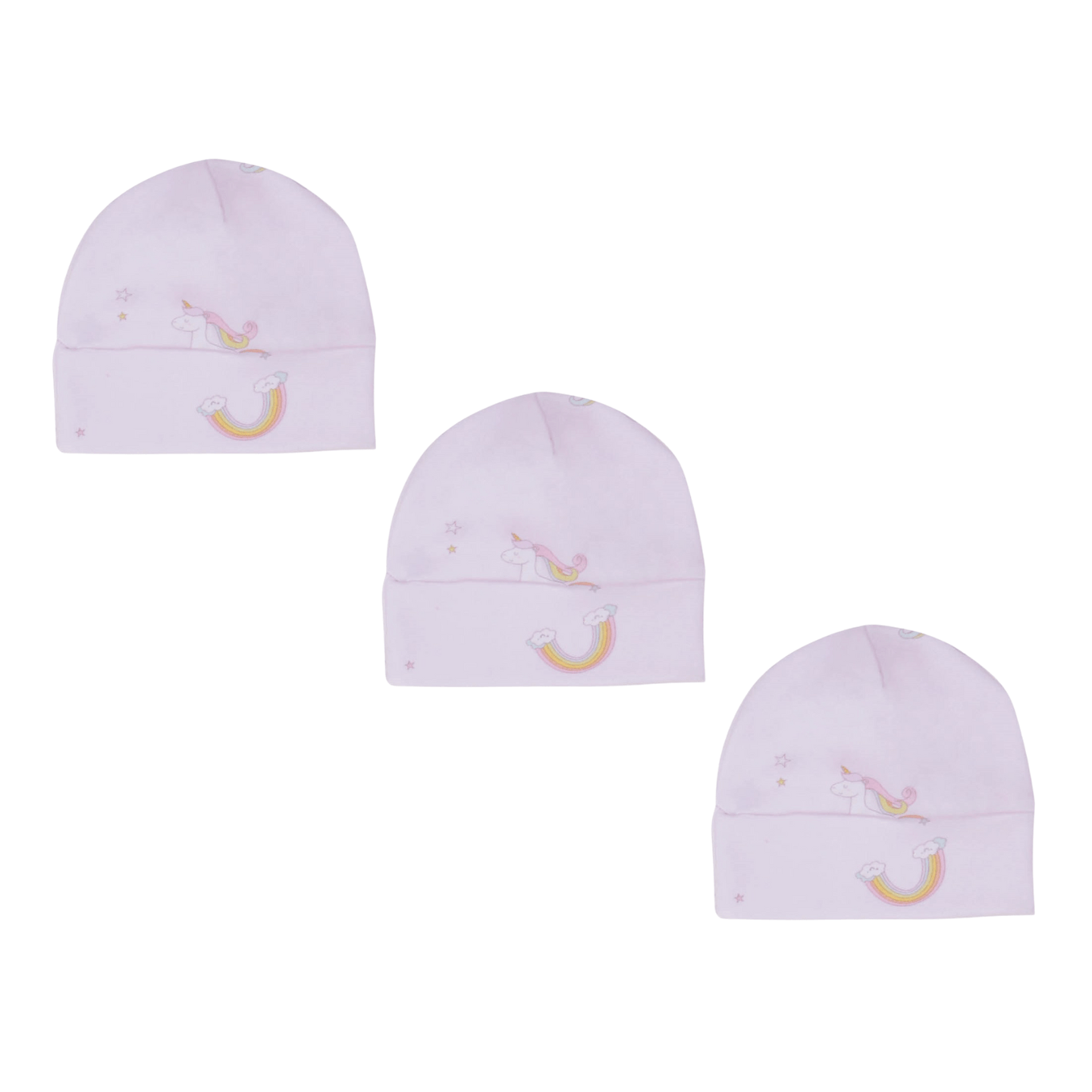 Organic Cotton Baby Hat Pack of 3