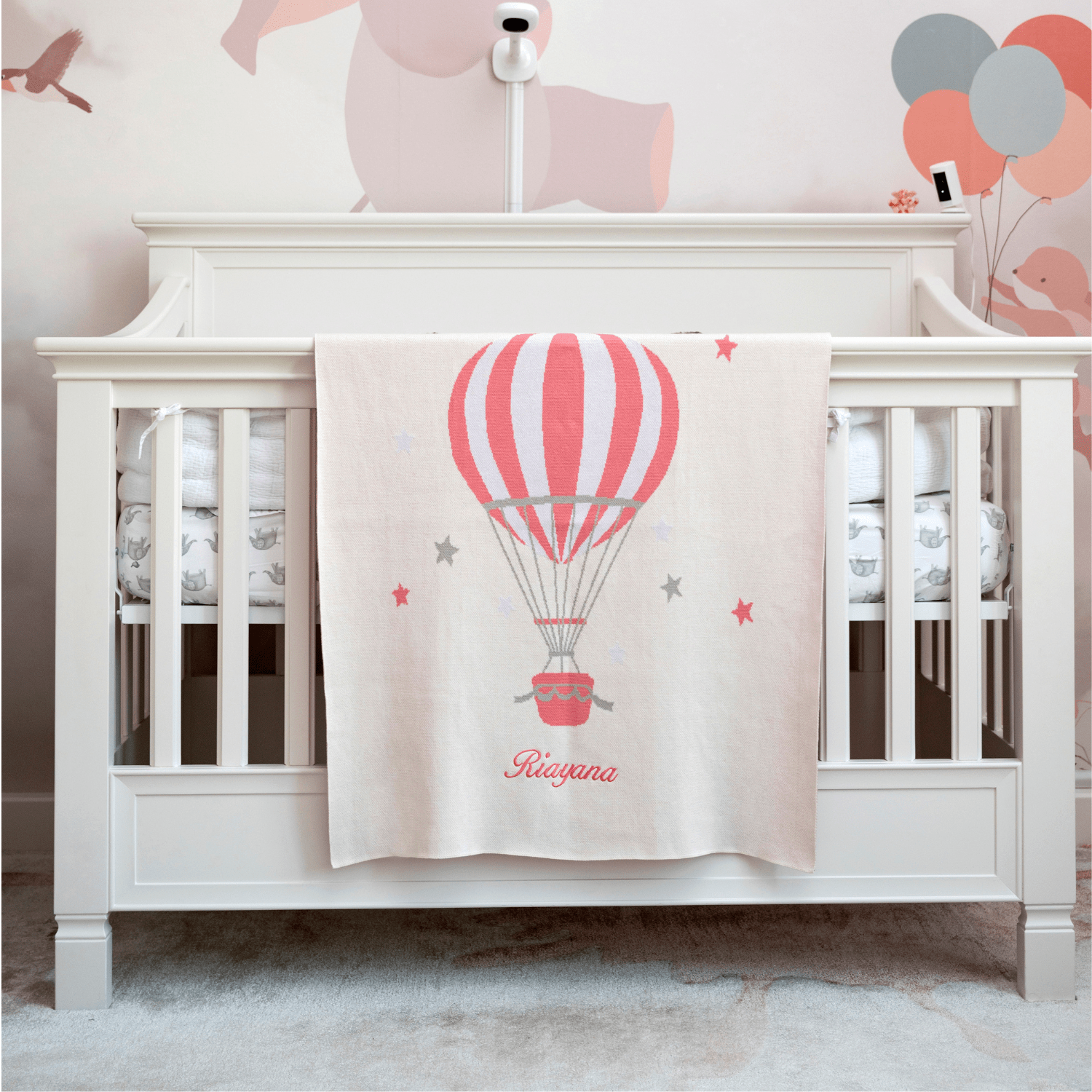 Hot air balloon crib sheet online