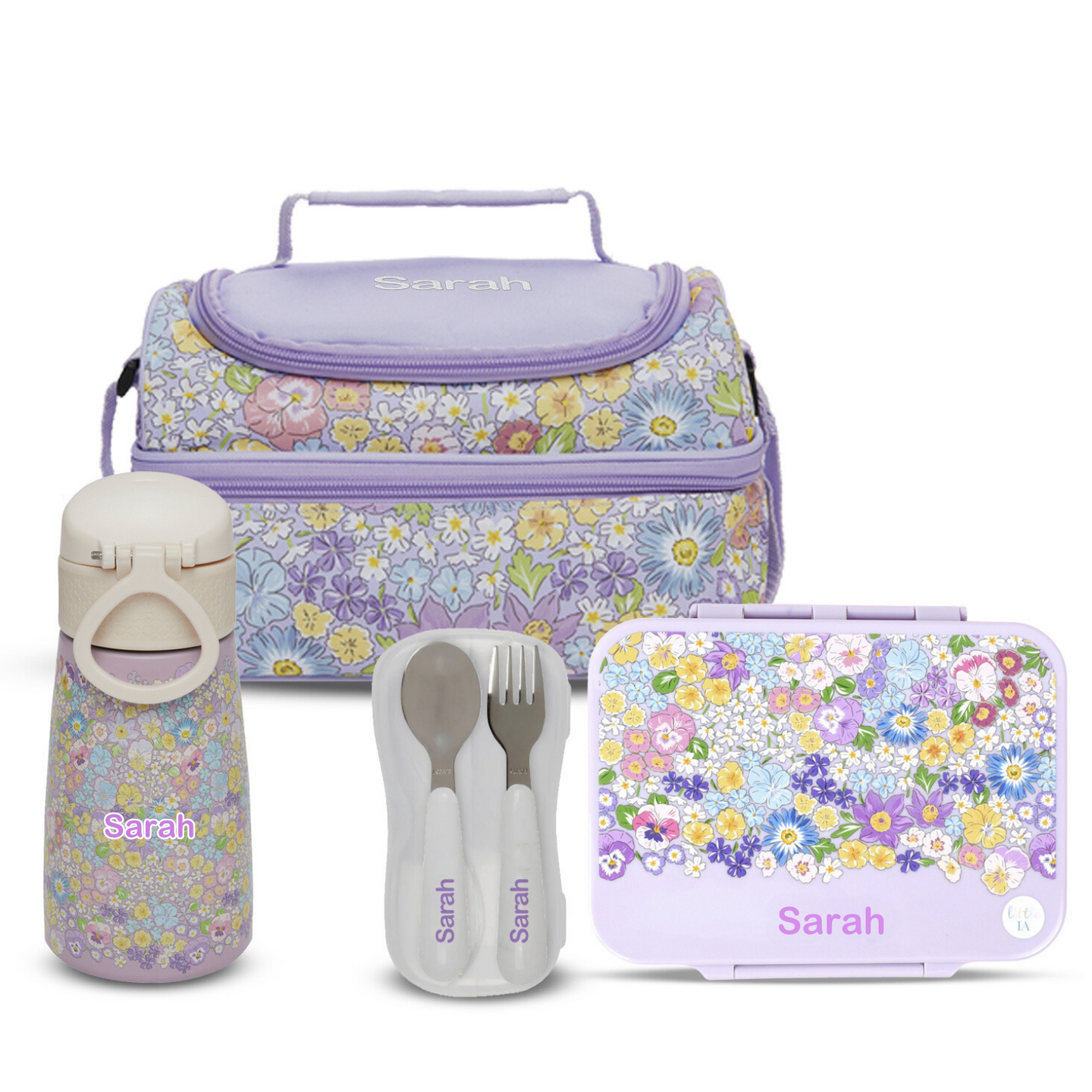 Enchanted Floral Lunchtime Essentials 4-Piece Set