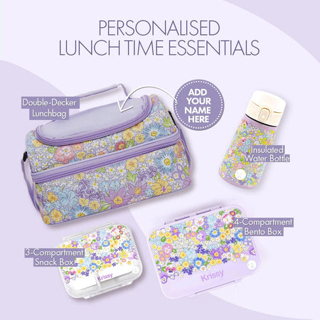 Enchanted Floral Double-Decker Lunch bag