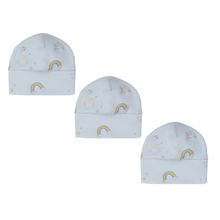 Load image into Gallery viewer, Organic Cotton Baby Hat Pack of 3
