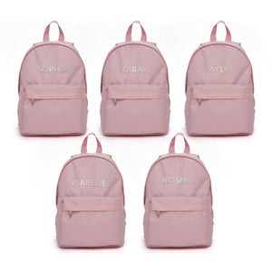 Party Favour: Multicolour Name Backpack, Pink