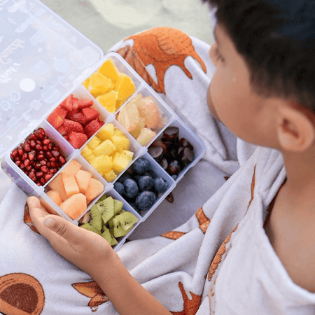 9-Compartment Snack Box, Cars