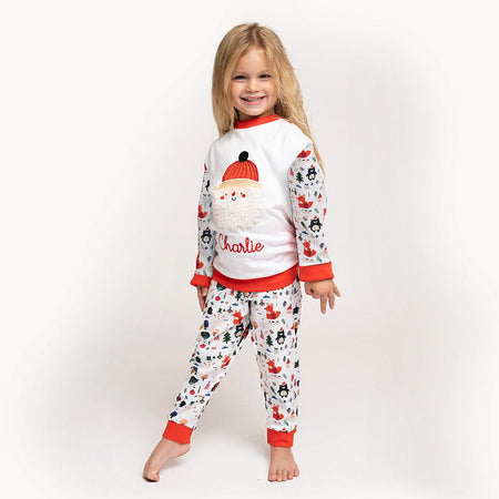 Organic Cotton Santa Round Neck Pyjama