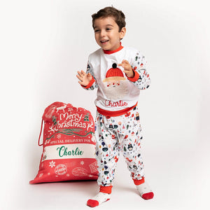 Organic Cotton Santa Round Neck Pyjama