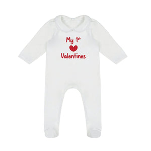 My First Valentines Sleepsuit