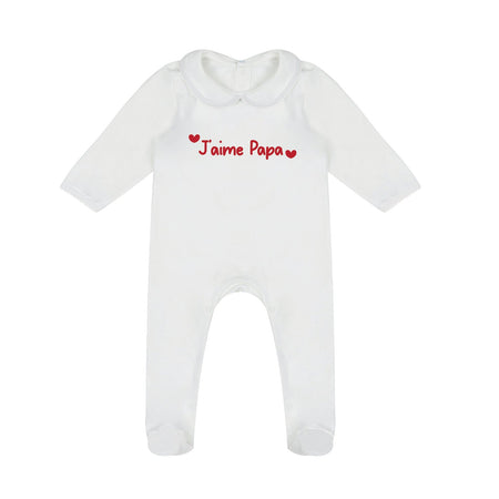 'J'aime Mama/Papa'  Sleepsuit