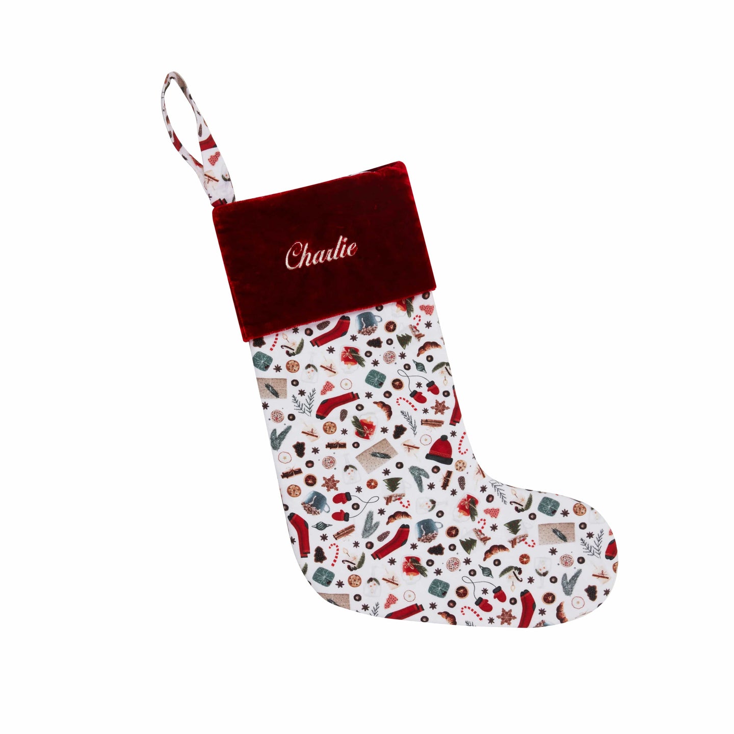 Personalised Festive Christmas Stocking