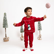 Load image into Gallery viewer, Snowman Toddler Knit Set
