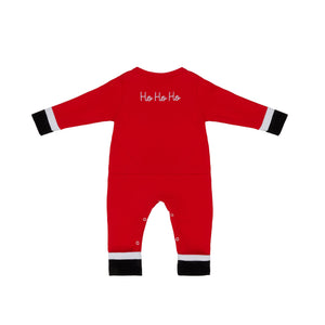 Organic Cotton Santa Baby Romper